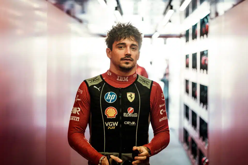 Charles Leclerc sai rangaistuksen Unkarin osakilpailusta
