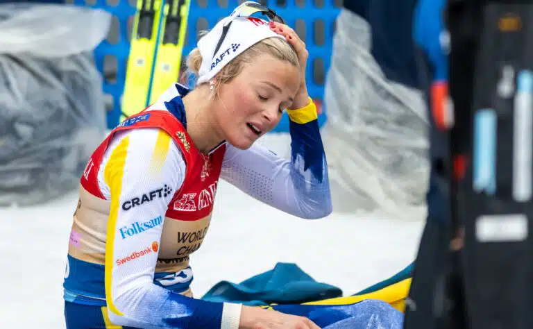 Ruotsin hiihtotähden voinnista heräsi huoli – ”Hän uuvutti itsensä täysin”