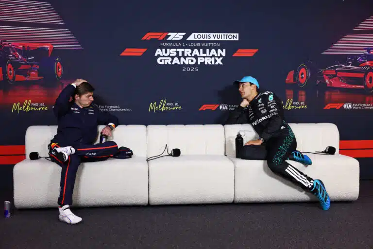 Max Verstappen Mercedekselle? – George Russell teki mielipiteensä selväksi
