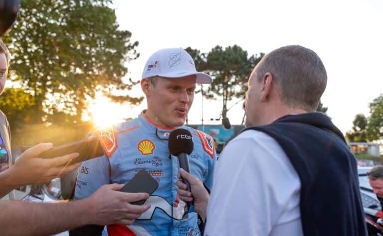 Ott Tänak teki hyvin tiukan linjauksen Ott Tänak teki hyvin tiukan linjauksen