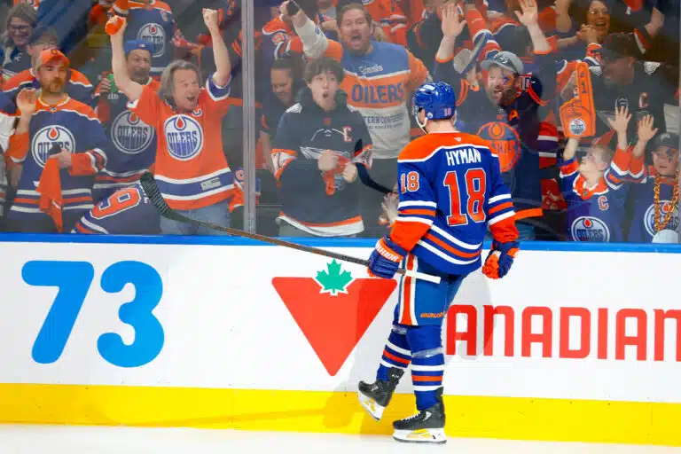 Edmonton Oilersin Zach Hyman loukkaantui