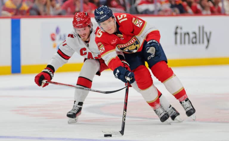 Florida Panthersin Anton Lundellilta jäätävä heitto voiton jälkeen
