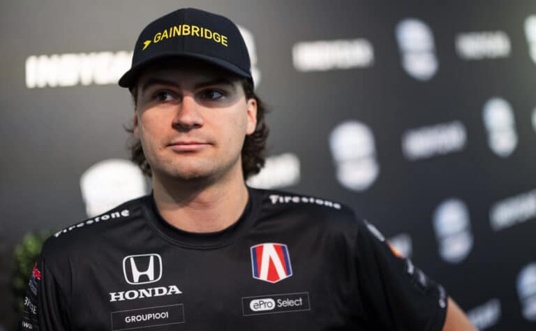 Cadillacin F1-talliin ehdolla oleva kuski karmeassa onnettomuudessa Cadillacin F1-talliin ehdolla oleva kuski karmeassa onnettomuudessa
