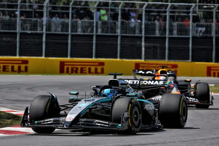 George Russell voittoon – Lando Norris mokasi surkeasti