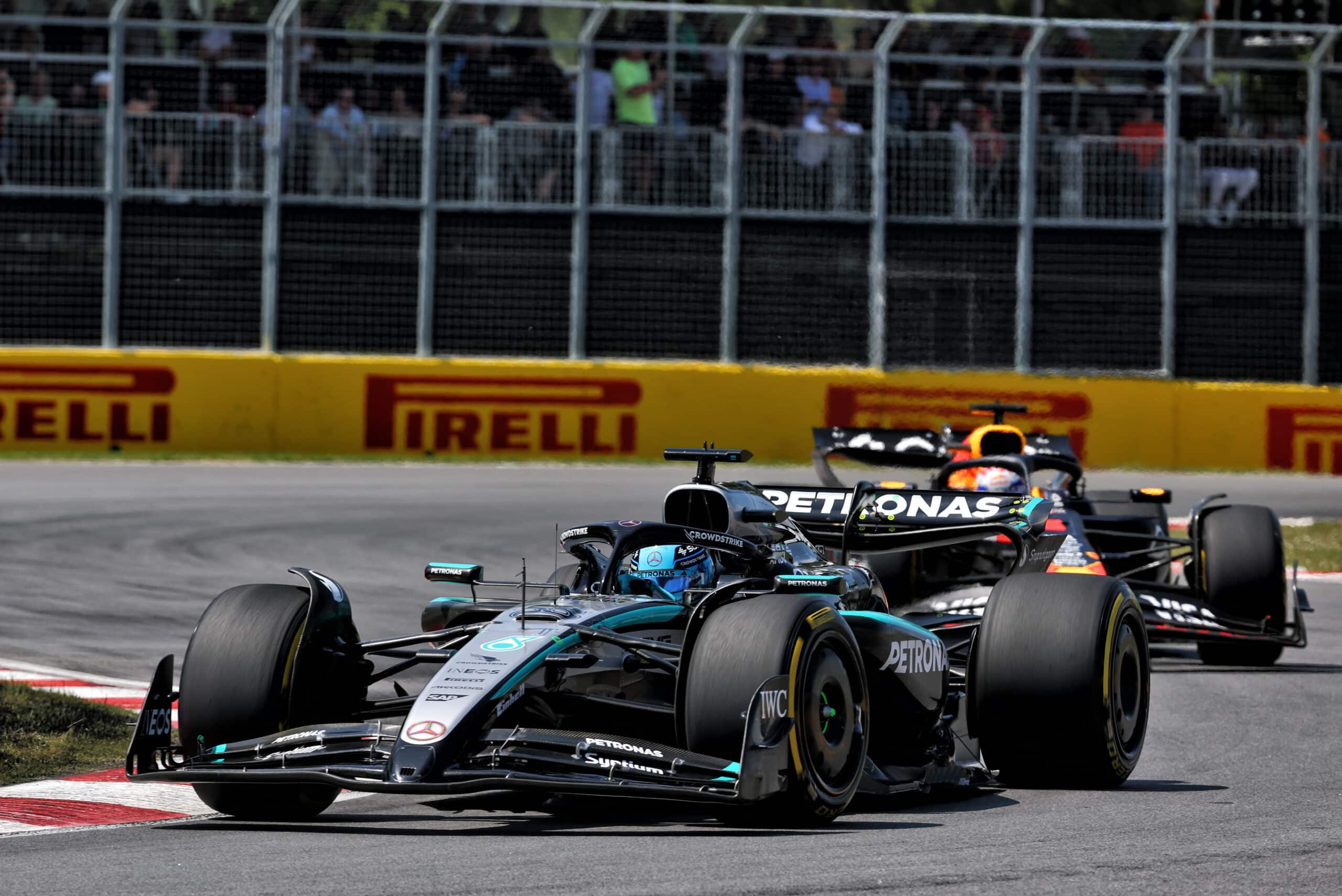 George Russell voittoon – Lando Norris mokasi surkeasti