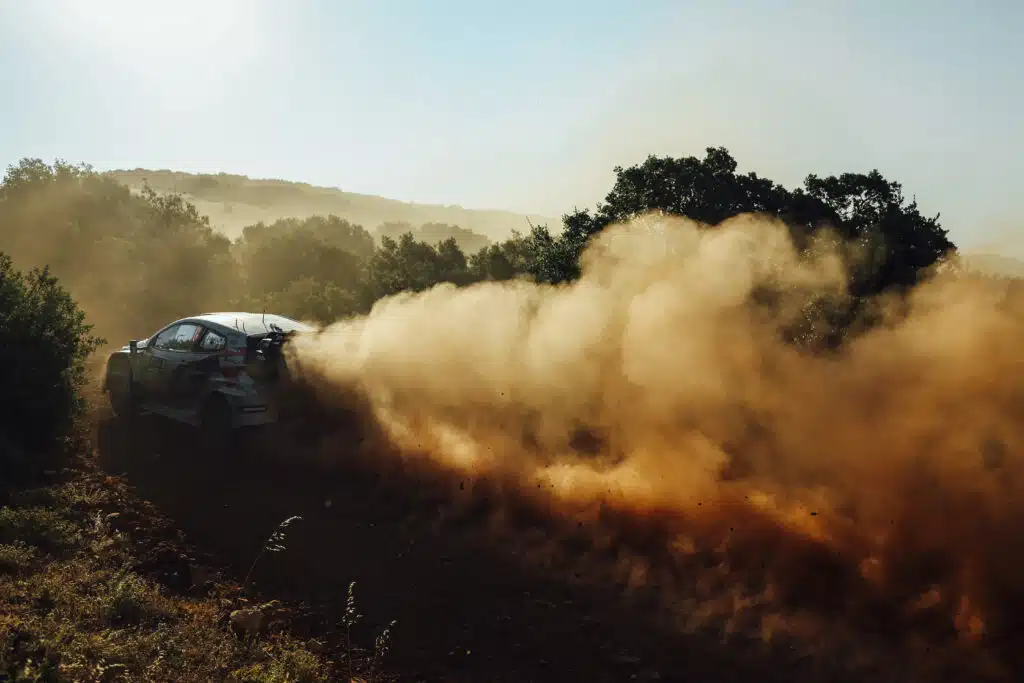 Toyota-kuskilla karmea alku Kreikan MM-rallissa