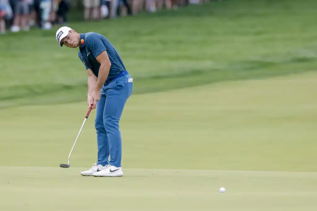 Näitkö tämän? – Norjan golf-tähdeltä jättimäinen putti