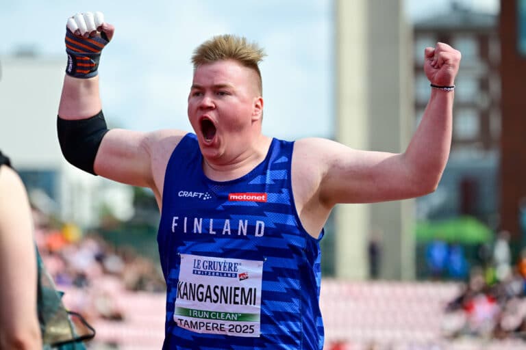 Kalevan kisojen pronssimies jäi Tampereella hopealle