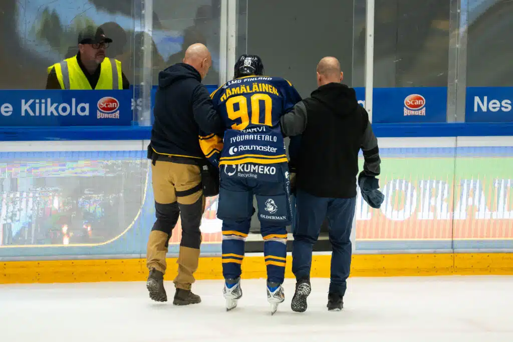 SM-liigassa dramaattinen loukkaantuminen – nyt saatiin päivitys