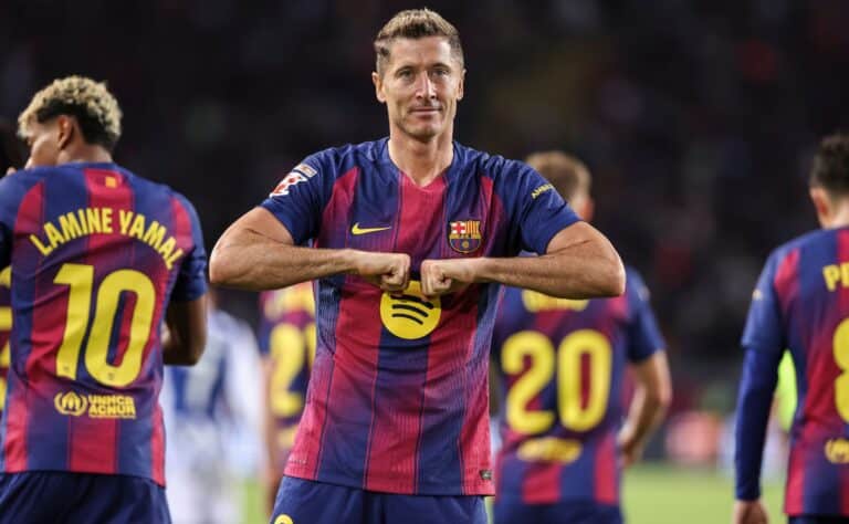 Barcelonan Robert Lewandowski harkitsee shokkiratkaisua Barcelonan Robert Lewandowski harkitsee shokkiratkaisua