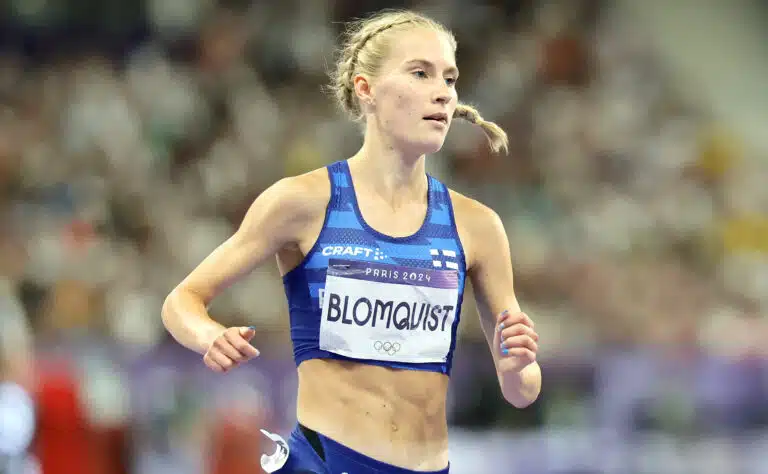 Nathalie Blomqvist juoksi lähes vuoden tauon jälkeen Nathalie Blomqvist juoksi lähes vuoden tauon jälkeen