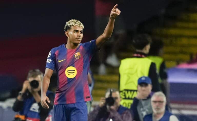 Lamine Yamal ohitti Kylian Mbappen ja teki Mestarien liigan historiaa Lamine Yamal ohitti Kylian Mbappen ja teki Mestarien liigan historiaa