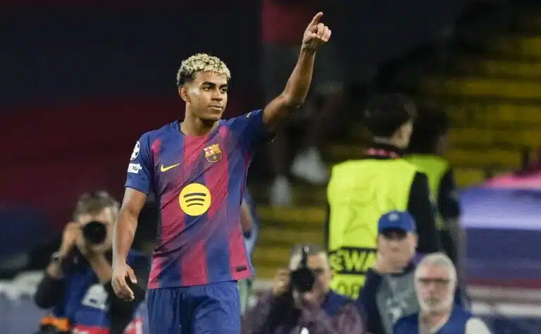 Lamine Yamalille uusi ennätys Lamine Yamalille uusi ennätys