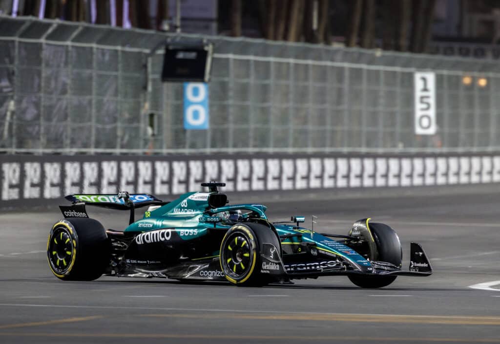 Las Vegas GP:ssä Aston Martinin Lance Stroll