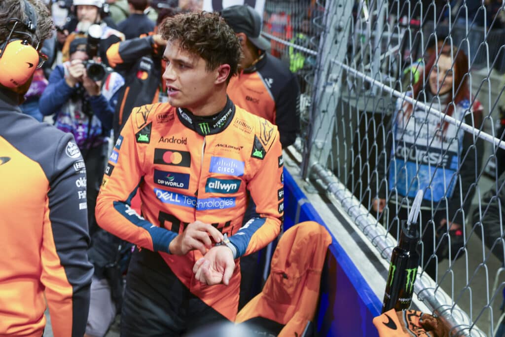 Lando Norris lupailee tylsyyttä
