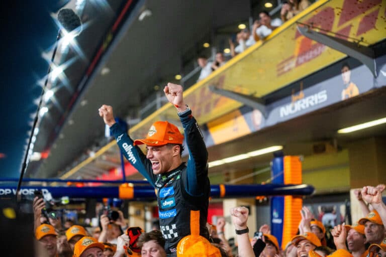Lando Norris tienasi maailmanmestaruudellaan hirmusumman