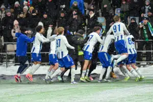 HJK:n huippulupaus riehaantui - historiallinen ilta UEFA Youth League HJK Manchester City