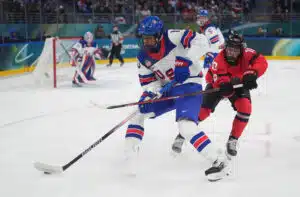 Kanada piestiin jääkiekossa Milano Cortinan olympialaisissa