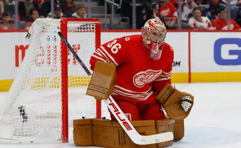 Pudotuspelihaaveille massiivinen takaisku - punasiipien supertähti loukkaantui Pudotuspelihaaveille massiivinen takaisku – punasiipien supertähti loukkaantui