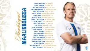 Huuhkajien joukkue maaliskuun peleihin valittu – debytantteja ja palaajia mukana