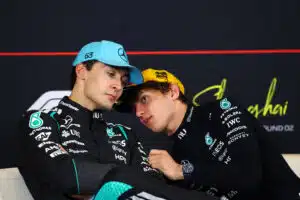 George Russellilta hienoja sanoja Kimi Antonellista George Russellilta hienoja sanoja Kimi Antonellista