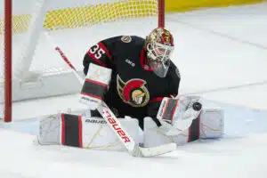 Pelko NHL-tähdestä osoittautui turhaksi – ruotsalaisvahti palaa Ottawa Senatorsin maalille Linus Ullmark, Ottawa Senators