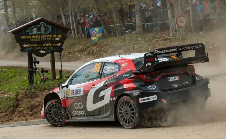 Oliver Solberg ajautui taas ongelmiin Kroatian MM-rallissa