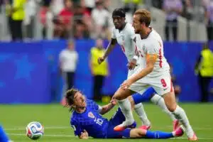Englanti tyrmäsi Kroatian Harry Kanen johdolla Englanti tyrmäsi Kroatian Harry Kanen johdolla