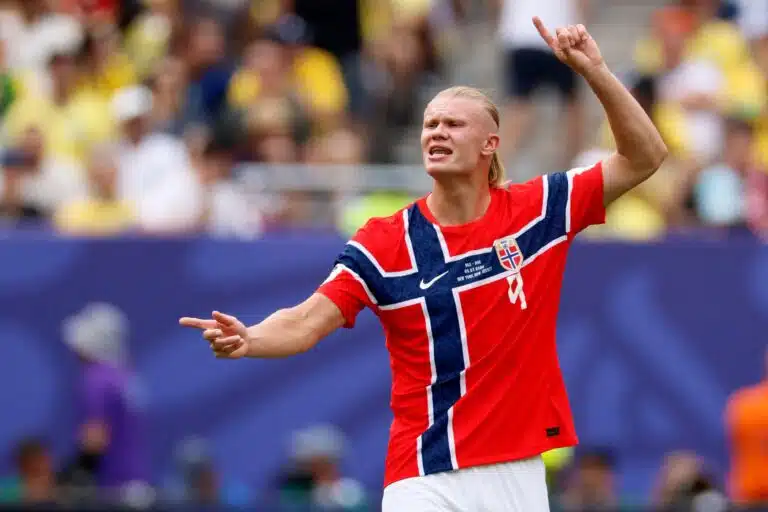Erling Haaland passitti Brasilian ulos
