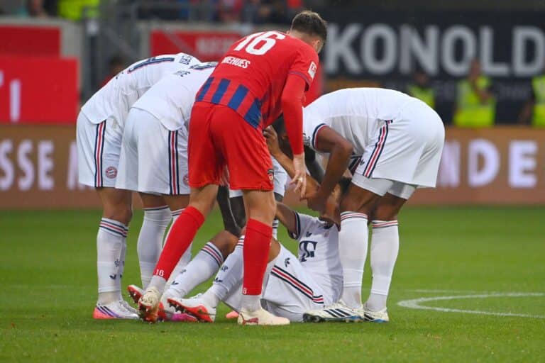 Bayern-tähti Jamal Musiala lyyhistyi taas kentälle – lupasi nyt kertoa totuuden
