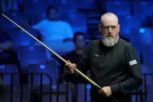Snookerin arvoturnauksessa nähtiin historian hurjin sulaminen Walesin snookertähti Mark Williams