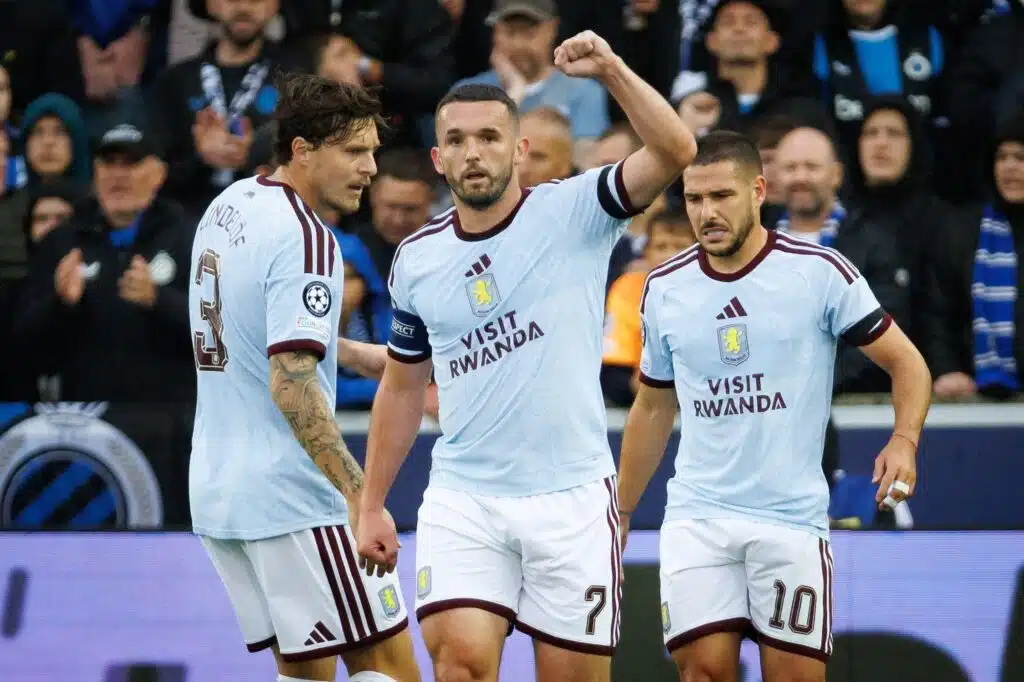 Aston Villan tähtipelaaja ylsi historialliseen saavutukseen Mestarien liigassa Aston Villan John McGinn juhlii maalia Mestarien liigassa syksyllä 2026