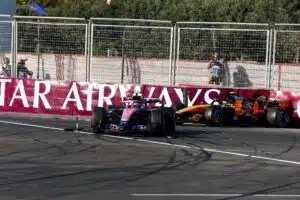 F1-talli julkaisi vakavan lausunnon Bakun jälkeen - paljasti vastenmielisen ilmiön Alpinen Franco Colapinto kolaroi McLarenin Lando Norrisin kanssa Bakussa 2026