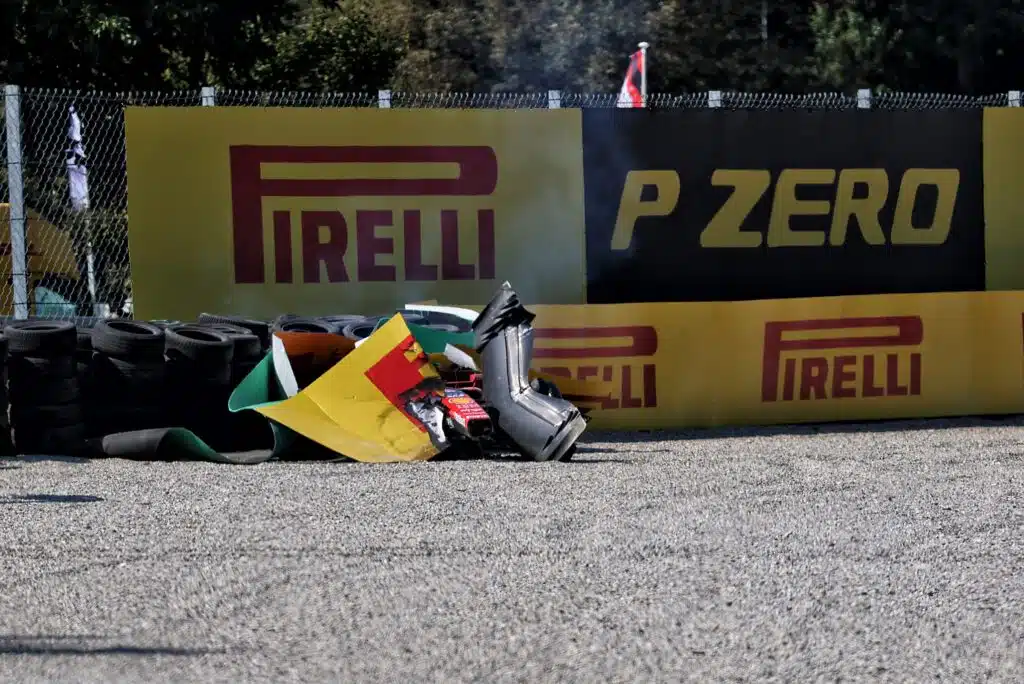 Rajusti ulos ajaneen Charles Leclercin tilanteesta saatiin lisätietoa Ferrarin Charles Leclerc ajoi rajusti ulos Monzan GP:ssä 2026