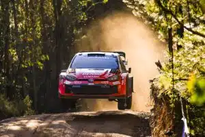 Toyotan Sebastien Ogier Chilen MM-rallissa 2026