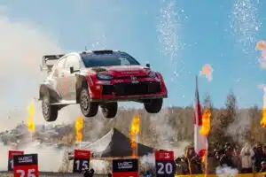 Toyota-tähti voitti Chilen MM-rallin ja kiristi MM-taistelua - Sami Pajarilta raju isku vielä lopussa Toyotan Oliver Solberg Chilen MM-rallissa 2026