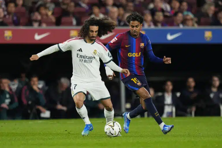 Marc Cucurella ja Lamine Yamal