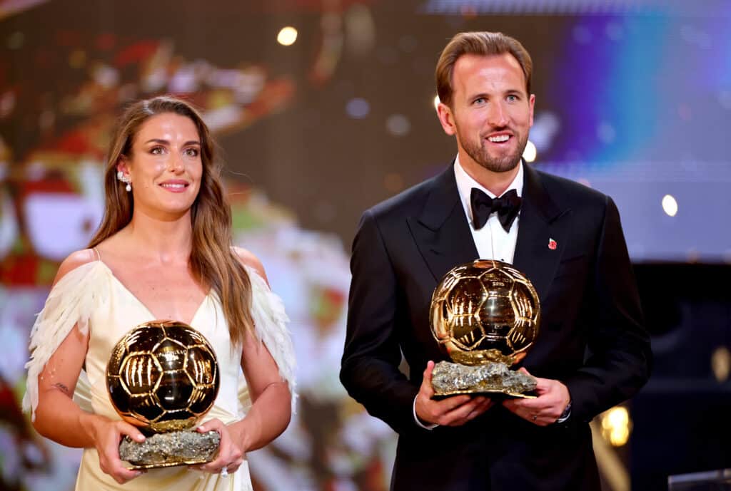 Ballon d'Or -voittajat Harry Kane ja Alexia Putellas