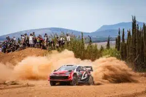 Toyotan Oliver Solberg Sardinian MM-rallissa 2026