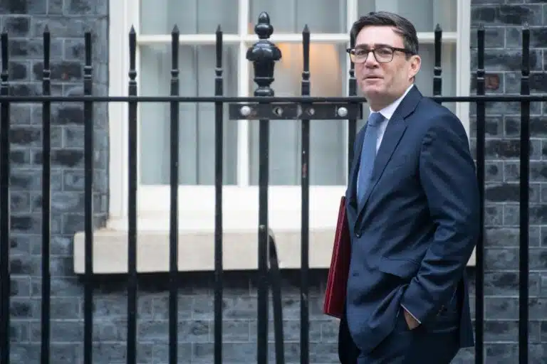 Britannian pääministeri Andy Burnham