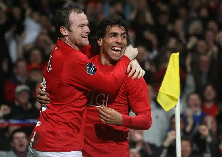Wayne Rooney ja Carlos Tevez