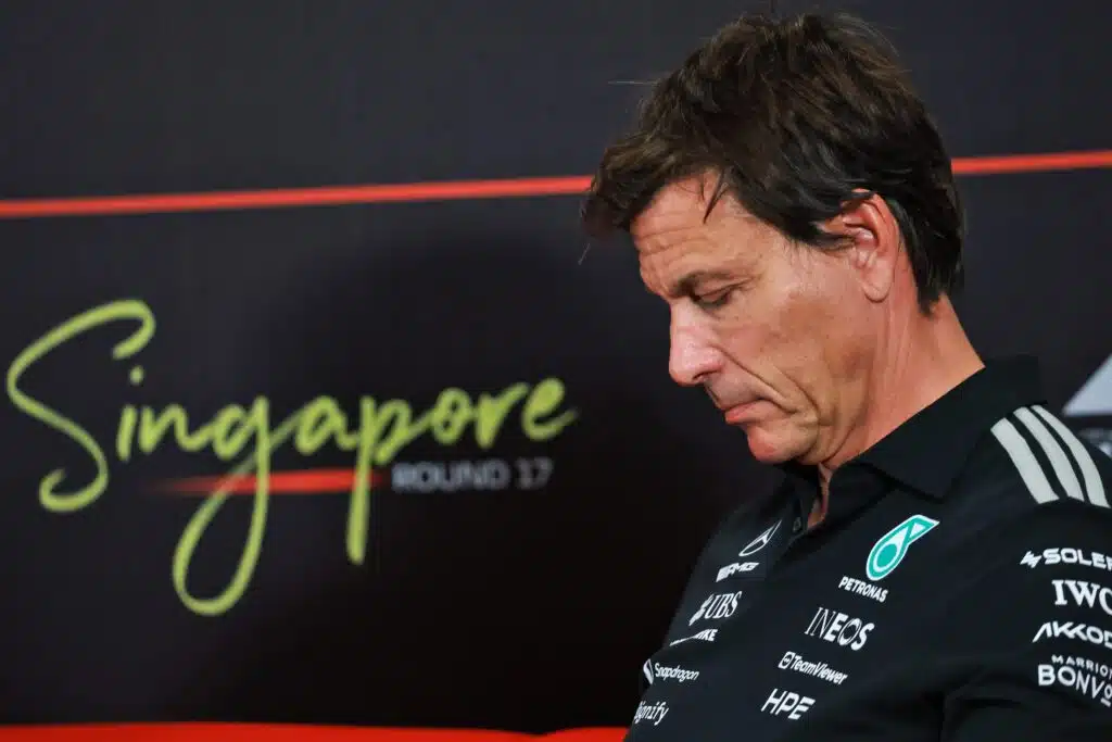 Toto Wolffilta raju purkaus F1-salaliittoteoriasta - puhui "Itse saatanasta" ja "Mikki Hiirestä" Mercedeksen Toto Wolff