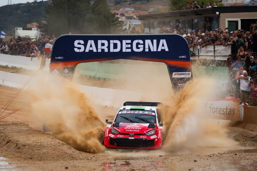 Sardinian MM-rallissa vaanii suuri uhka - Toyota-tähti pelkää nyt pahinta Toyotan Elfyn Evans Sardinian MM-rallissa 2026